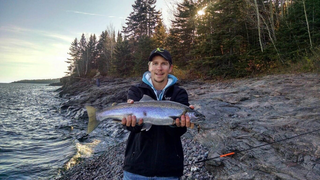 Rainbow Trout Fishing on Lake Superior