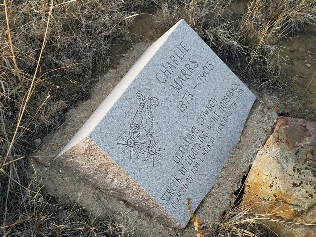 Old-Time Cowboy Gravestone