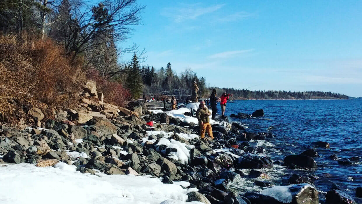 Fishing at the French River Mouth