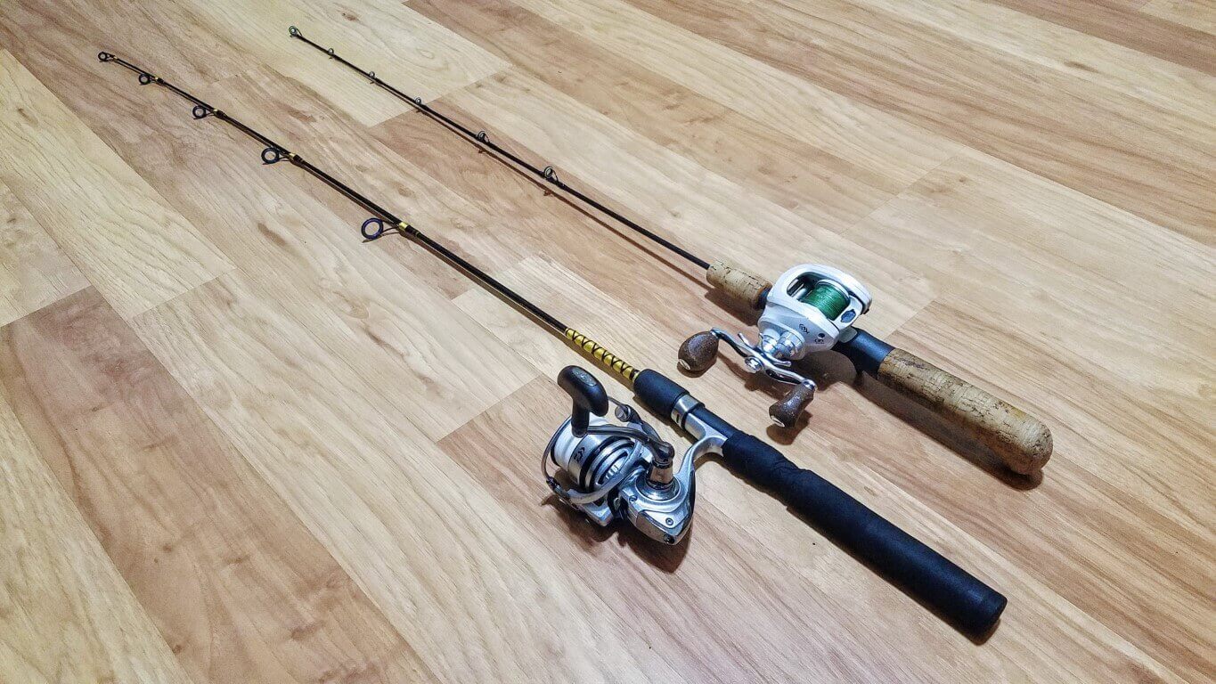 Ice Fishing Rods Ice Fishing Pole for Adults Freshwater Bass Trout
