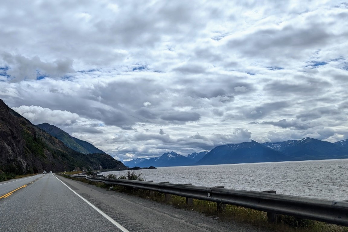 The view across Turnagain Arm