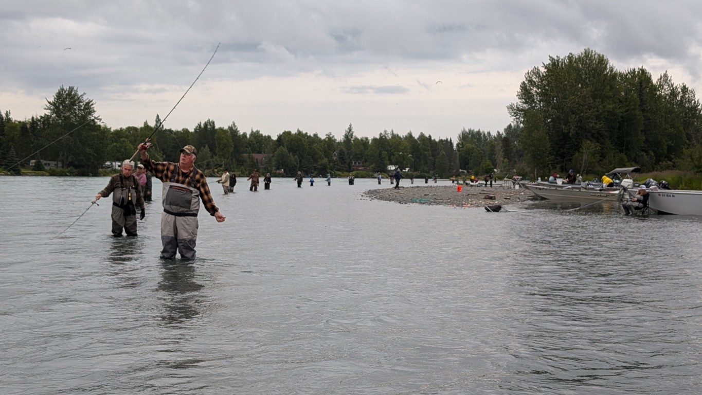 Combat Fishing on the Kenai River