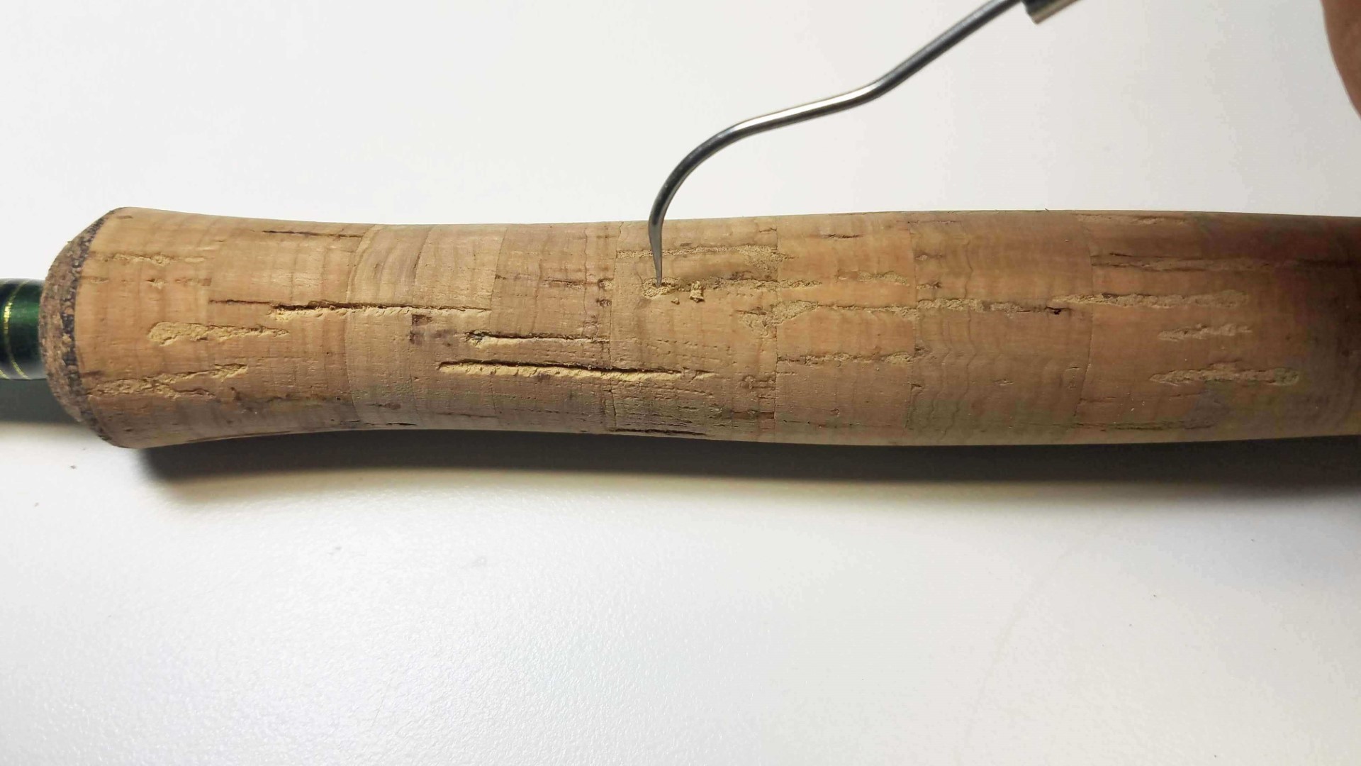 Fixing Cork Fishing Rod Handle - DIY 