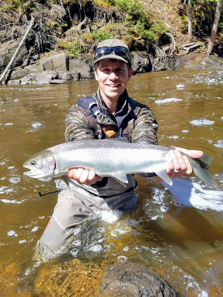 Superb Steelhead Fishing on Coastal Streams along Superior's North Shore