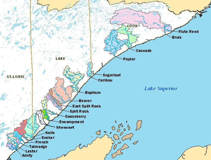 North Shore Lake Superior Rivers