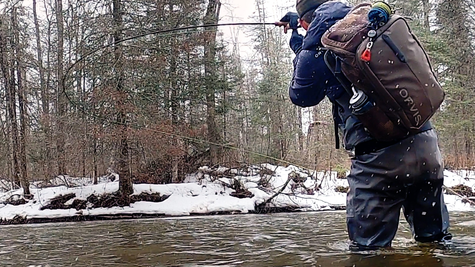 Steelhead In The Snow [video]